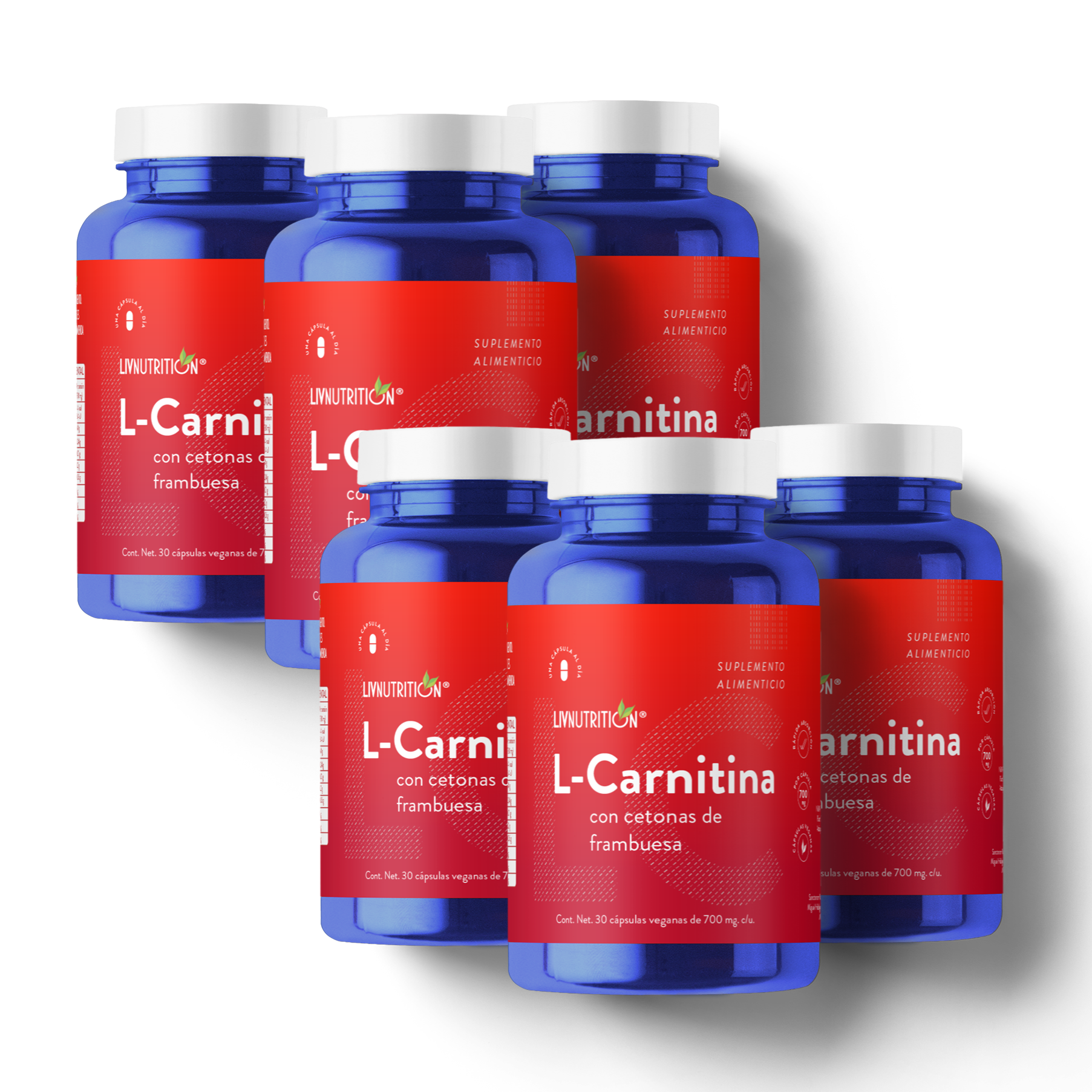 l carnitina con cetonas de frambuesa Carnitina premium L + CLA + cetonas de frambuesa 120 cápsulas para perder  peso